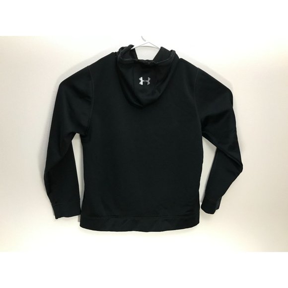 Under Armour Mens M Black Gray Pullover Hoodie Sweater *4 - Picture 4 of 4